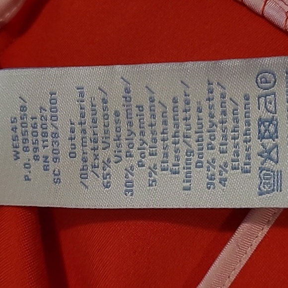 Boden Elizabeth Ponte Single Breast Blazer Jacket Red Orange Wmn 6 Career Casual - Picture 11 of 16